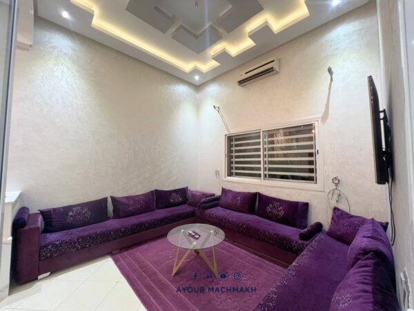 Appartement en location journalière, résidence gardée, grand espace et emplacement stratégique au cœur de Marrakech !